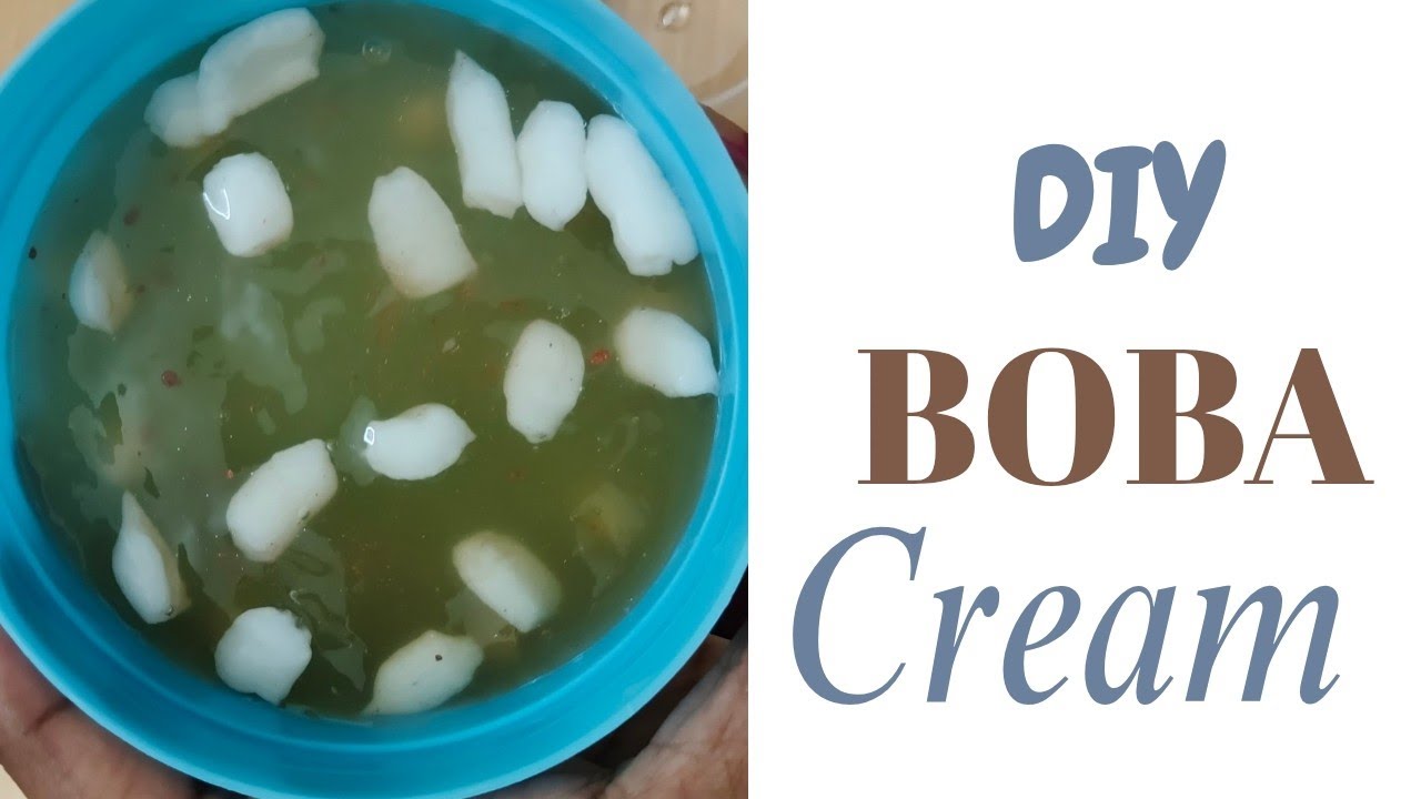 How To Make a BOBA CREAM - ( How to make a capsule & gel ) Explained 