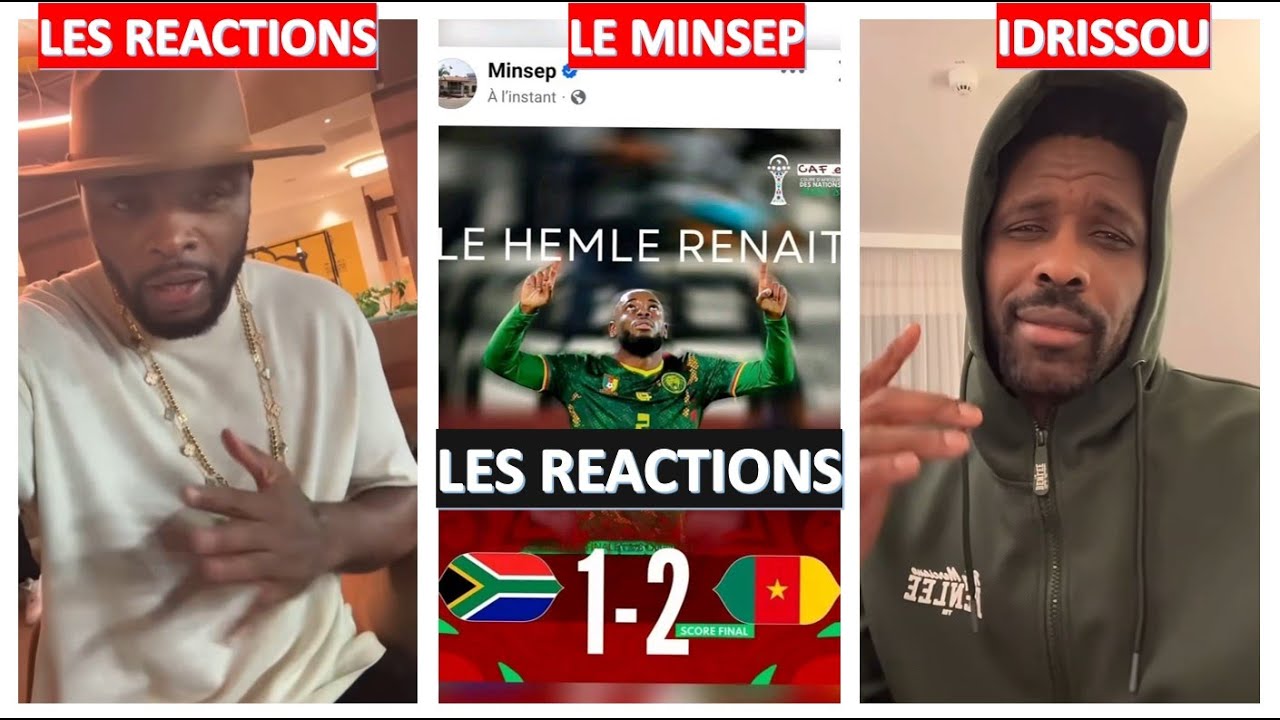 LES REACTIONS CHAUDES APRÈS LA VICTOIRE CAMEROUN  2 1 AFRIQUE DU SUD | MINSEP | A. SONG | IDRISSOU