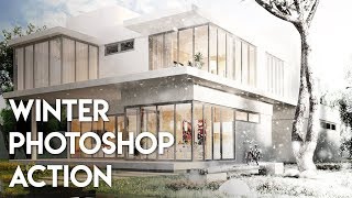 Winter Photoshop Action - How to use TUTORIAL