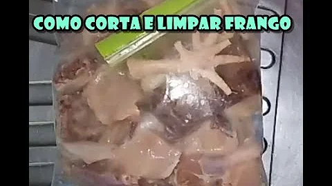 Como limpar frango a passarinho?