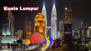 From Petronas Twin Towers to Saloma Bridge | Kuala Lumpur night walk