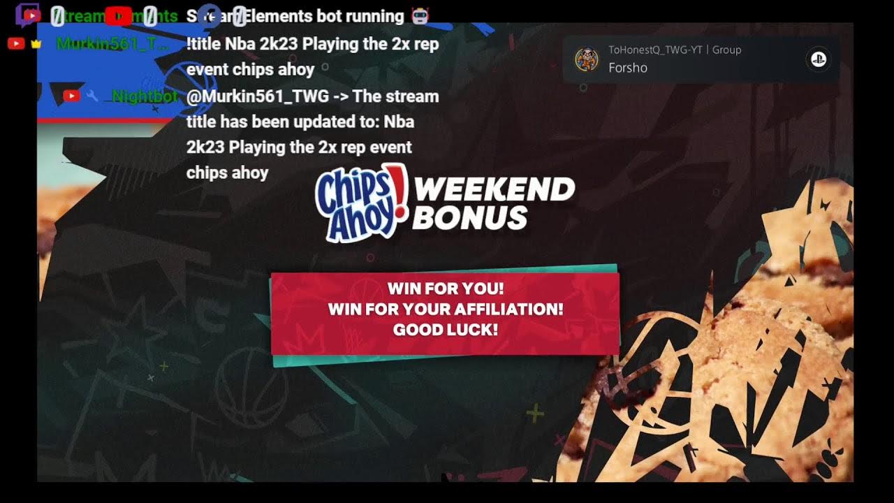 Nba 2k23 Playing the 2x rep event chips ahoy YouTube