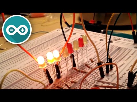 [Connect-Four] Shift register 8 LEDs counting up to 255 | Arduino