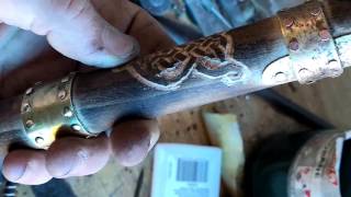 Making a custom Victorian cane sword/spike part 3 FINALLY FINISHED !!!