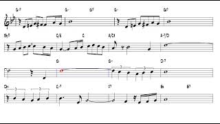 Bei Dir War Es Immer So Schon  Theo Mackeben Bb Trumpet or Tenor Sax Play Along