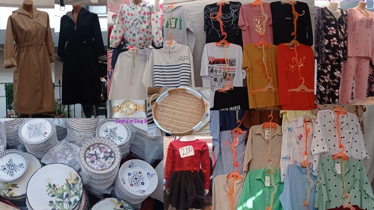 ÜMRANİYE CUMARTESİ PAZARI🎀TABAKLAR 25 TL,NE ALIRSAN 50 TL,70 TL,100 TL #new #news #vlog #vlogs #nice