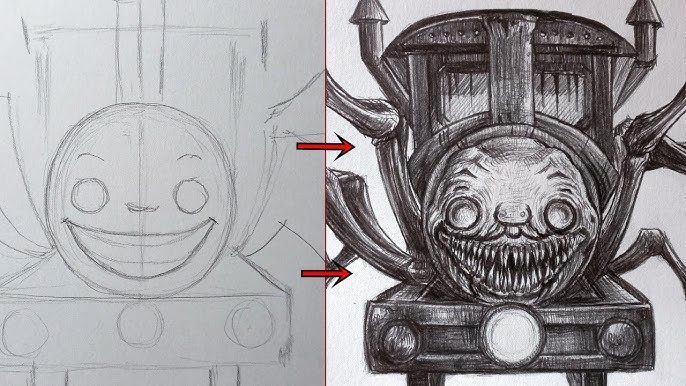 COMO DESENHAR O CHOO CHOO CHARLES 