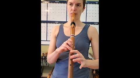 Native American Style Flute | Key of F# | #1334 Western Red Cedar