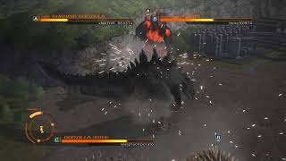 GODZILLA vs double team fail