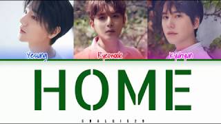 SUPER JUNIOR K.R.Y. - HOME (Color Coded Lyrics Eng/Rom/Han/가사)