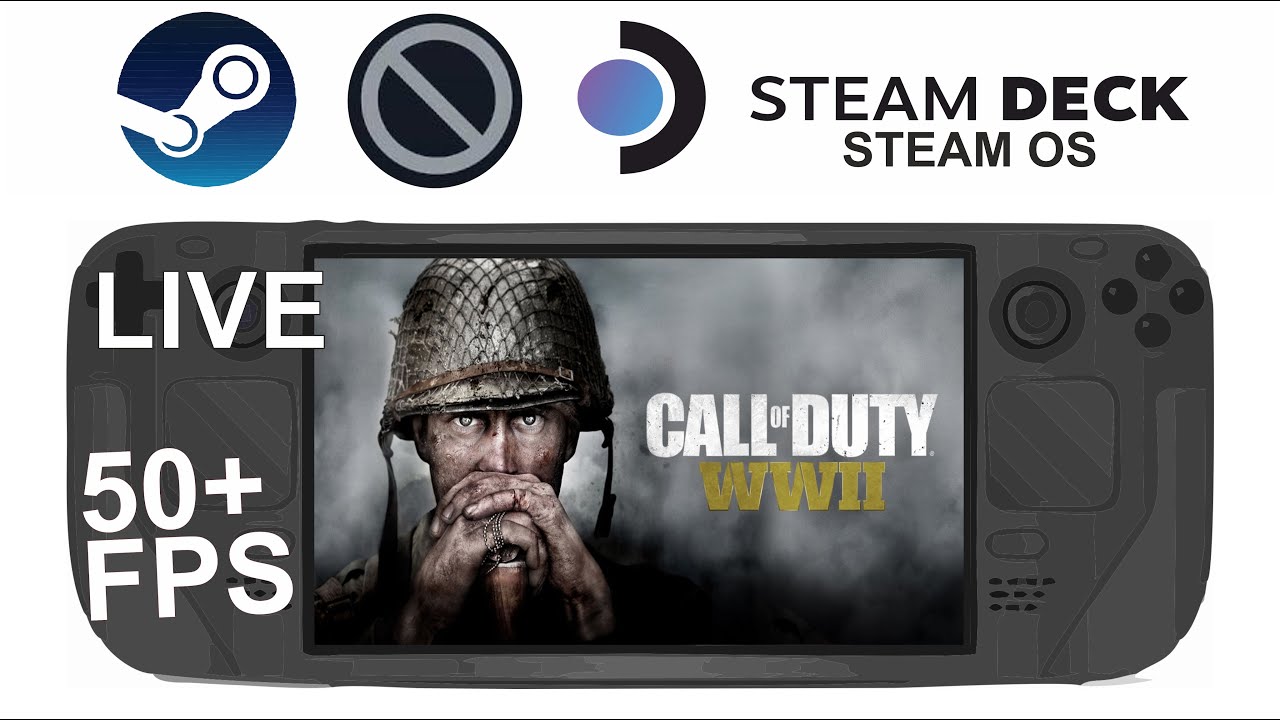 Steam Deck - Call of Duty WW2 Gameplay - SteamOS 