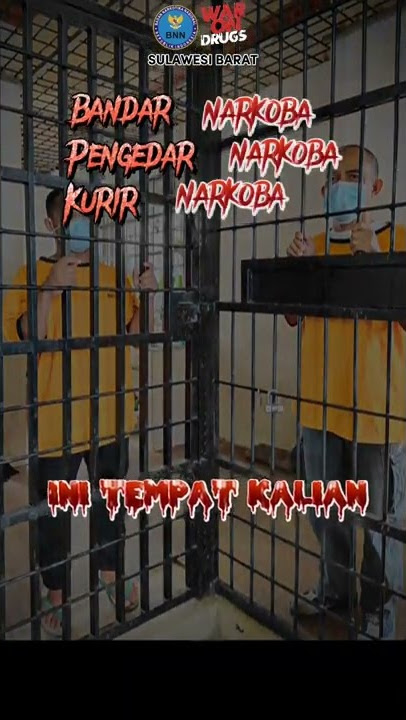 Teruntuk Para Bandar Narkoba dapat salam dari Jeruji Penjara😎