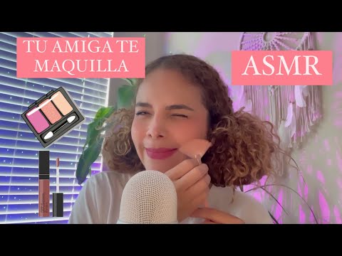 ASMR. Tu Mejor Amiga Te Maquilla para una Fiesta.