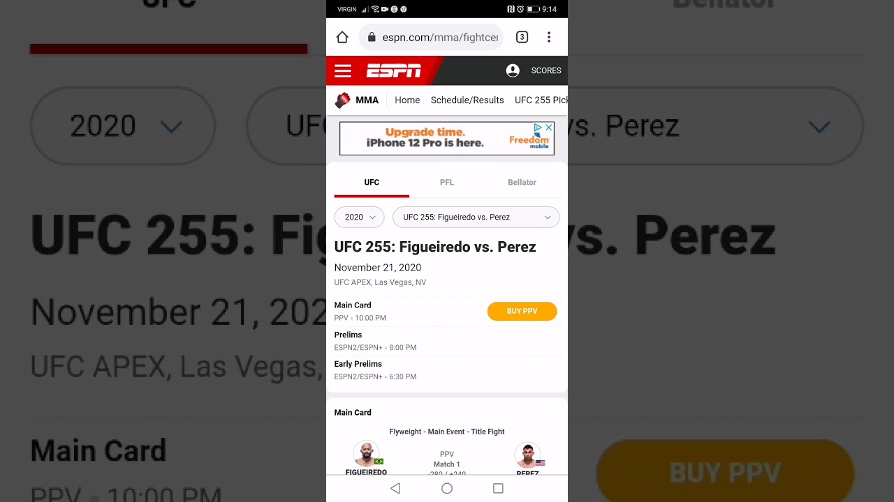 UFC 255: Figueiredo vs. Perez (Preliminary Predictions)