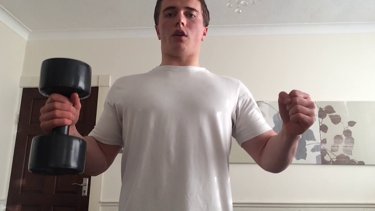 ONE Dumbbell ONLY Home Workout At Home Exercise YouTube