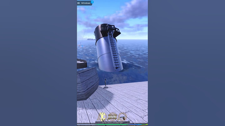 Sinking of grey rock but it gets worse every second #short #boat #roblox #titanic #greyrock #sink