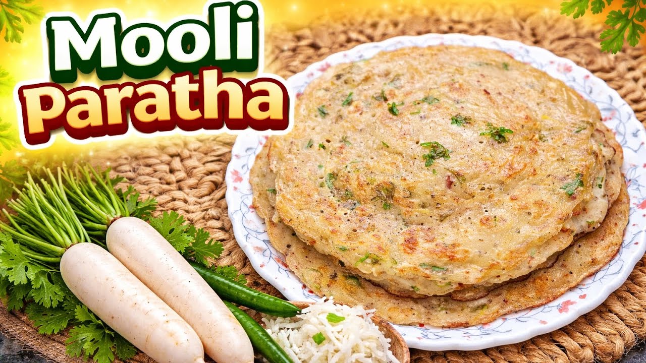 Trending Mooli Paratha | Healthy & Tasty 10 Minute Breakfast Recipe 