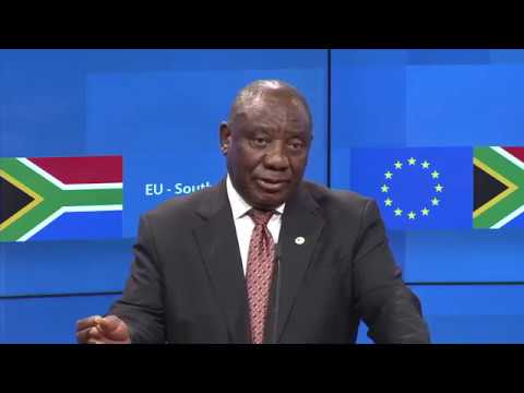 President Ramaphosa addresses the EU-South Africa Summit Part 2