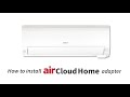 How to install hitachi aircloud home wifi adapter