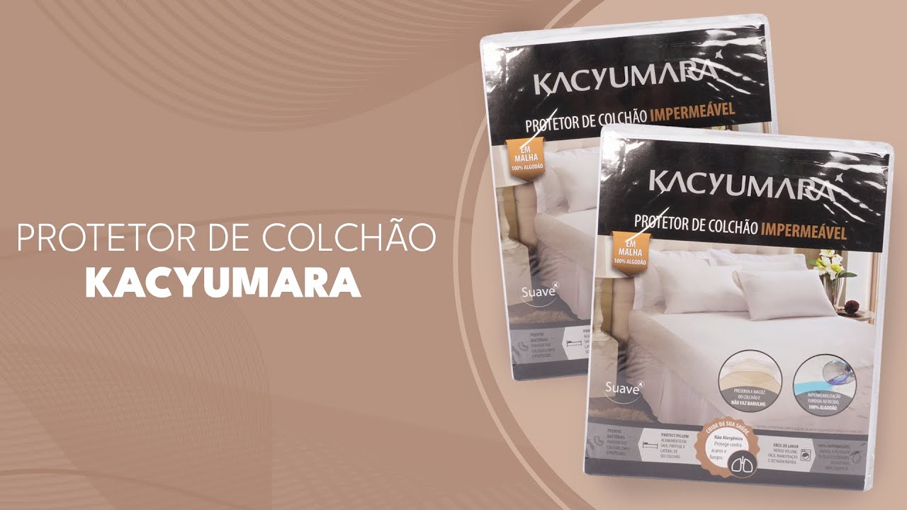 Protetor de Colchão Impermeável Kacyumara Algodão l ShopCama