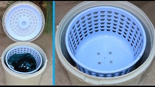 How to Make a SPIN DRYER using Bucket & Basket - Very Easy