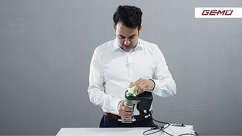 Motorized valves | 2. Commissioning GEMÜ eSyDrive