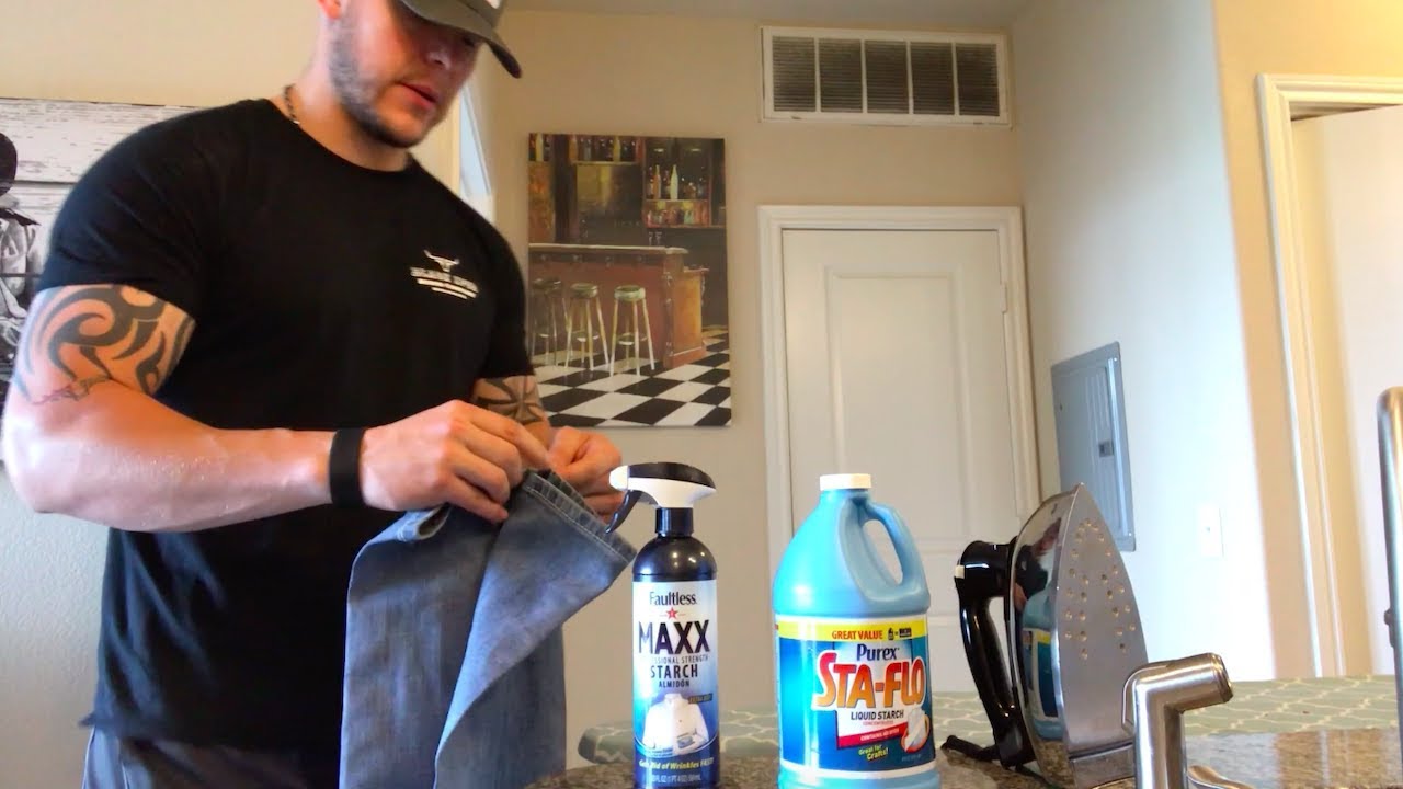 How to Starch Your Jeans Like a COWBOY - YouTube