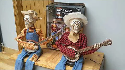 Costco Halloween Banjo Playing Skelton's - 2019