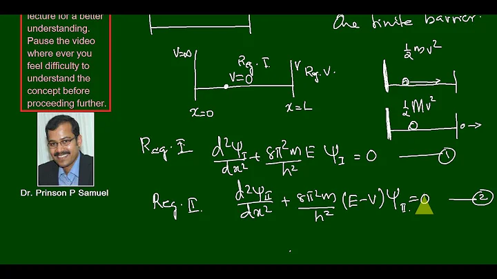 One dimensional box with one defenite barrier|Part...