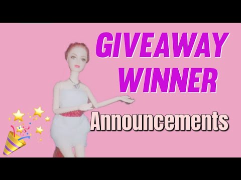 GIVE AWAY WINNER 🏆🎉🏆 ANNOUNCEMENT