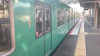 ＪＲ西日本１０３系加古川線粟生駅発車シーン