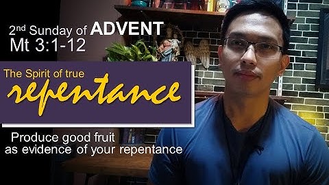 2nd Sunday of Advent / Mt 3:1-12