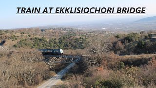 Train at Ekklisiochori bridge