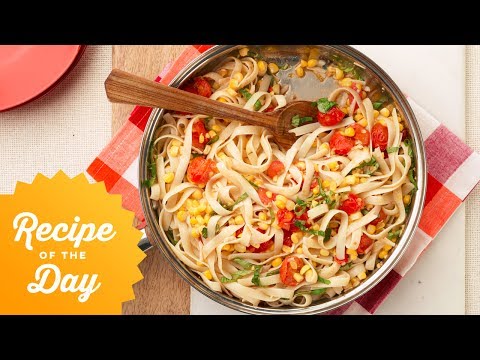 Recipe of the Day: Tagliatelle with Corn and Cherry Tomatoes | Food Network