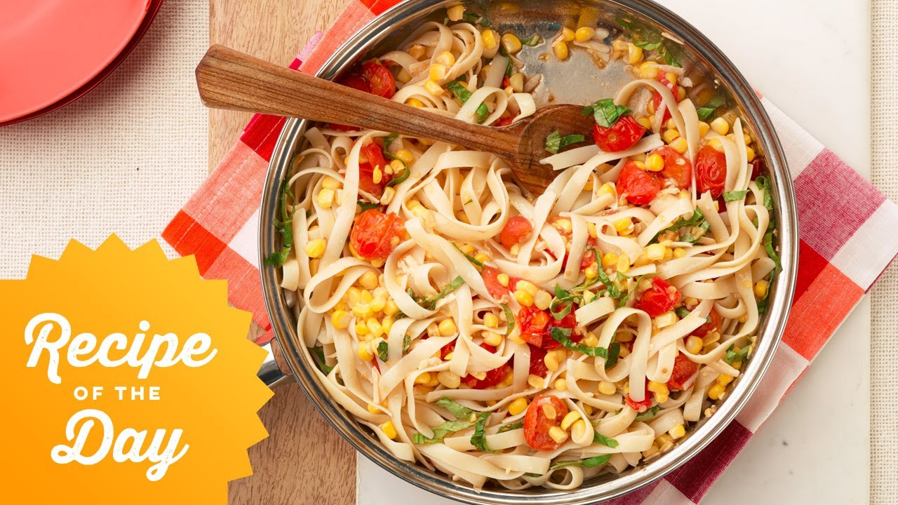 Recipe of the Day: Tagliatelle with Corn and Cherry Tomatoes | Food Network