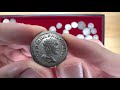 Ancient Roman silver antoninianus of emperor Philip I