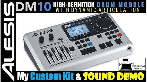 Alesis DM10 High Definition Drum Module: Custom Kit Configuration & Sound Demo