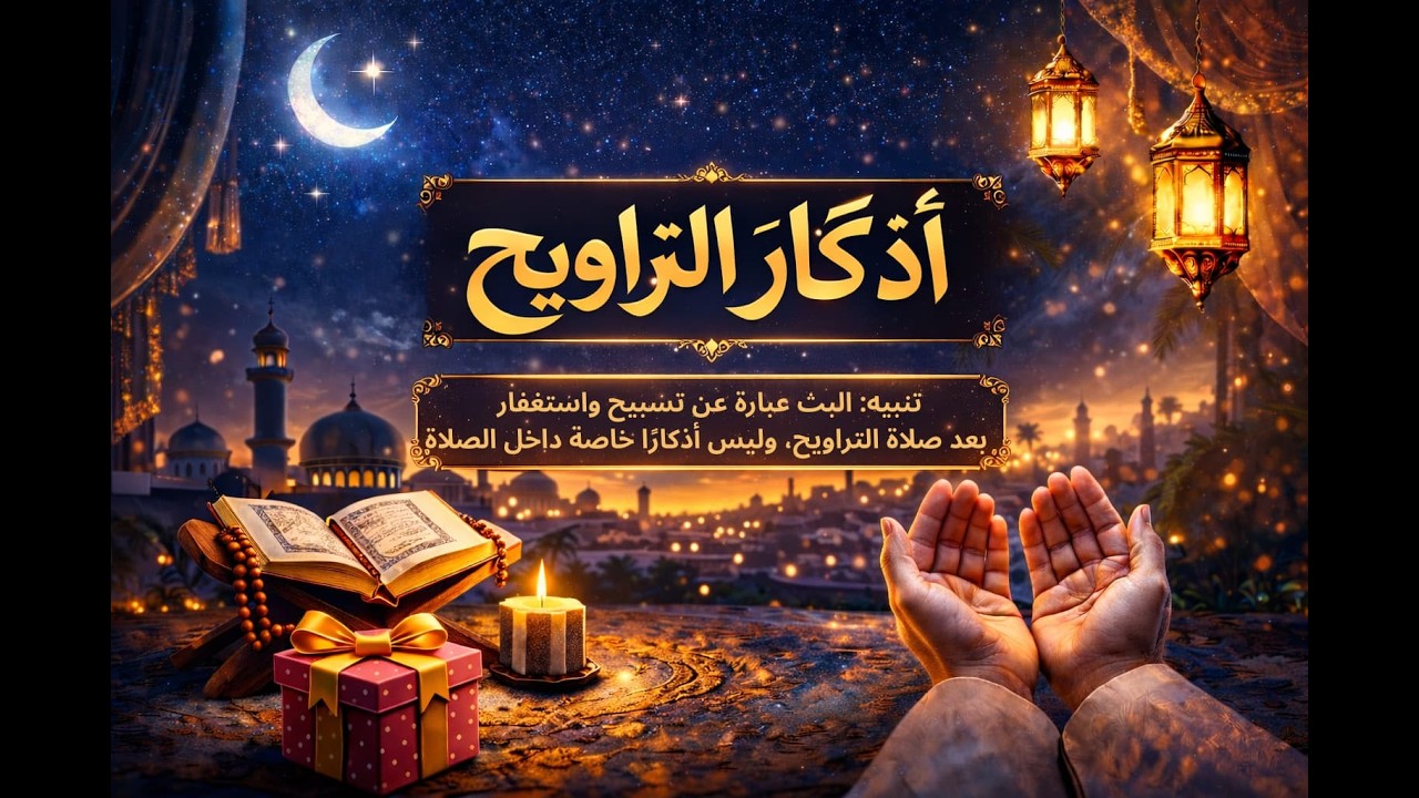 هل انت مستعد لاذكار التراويح