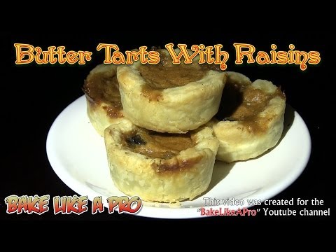 Raisin Butter Tarts Recipe
