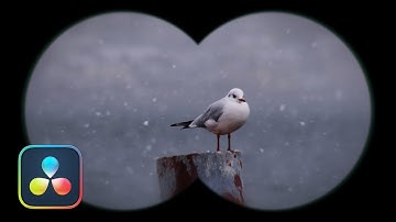 How to Add Binocular effect l Davinci Resolve 19