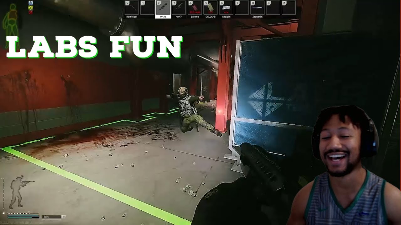 Pre Wipe Fun on Labs!