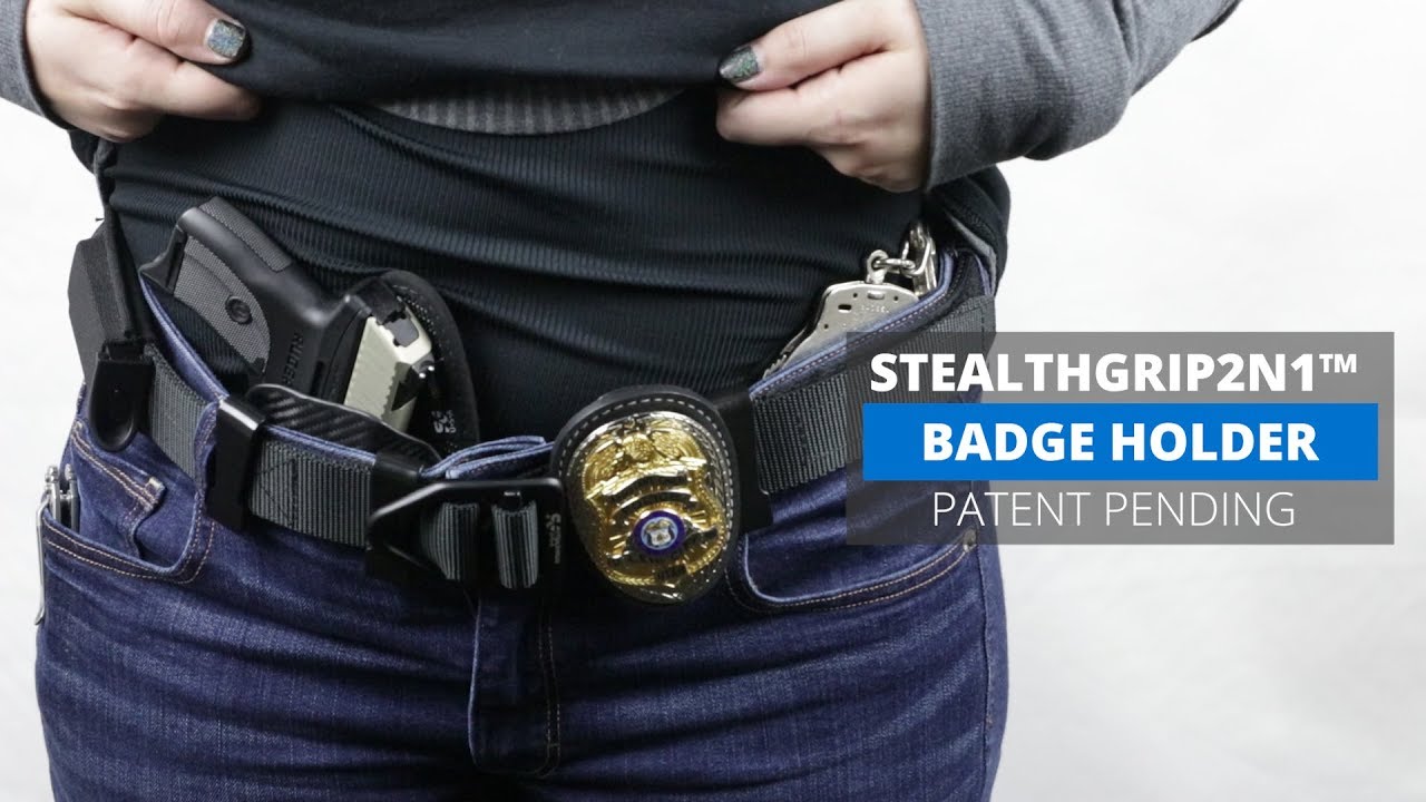 StealthGrip2N1™ Badge Holder 