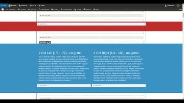 Full Width - Background Color - Text only - Varbase Layout Builder