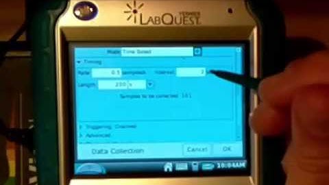 Using a Vernier LabQuest connected spectrophotometer
