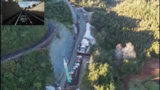 Mt Messenger Bypass: flyover July 2025