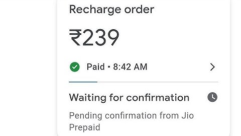 Google pay recharge processing problem | Waiting for confirmation on Google Pay