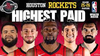 🔥 Houston Rockets Full Roster & Salaries 2025-26 | NBA Payroll!