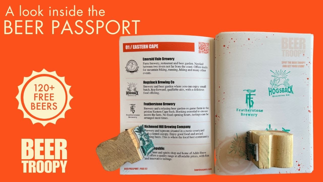 A look inside the Beer Passport. Your Passport for Beer & Adventure