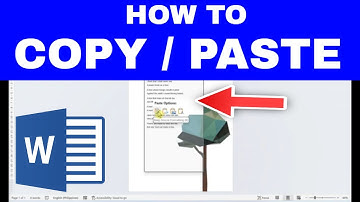 How to COPY & PASTE Text in Word (Paste Options Explained!)