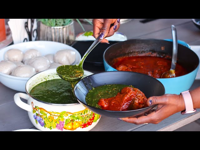 Let's Make Tuo Zaafi (TZ) For Some Of Our Viewers! Cook And Eat With Us! class=